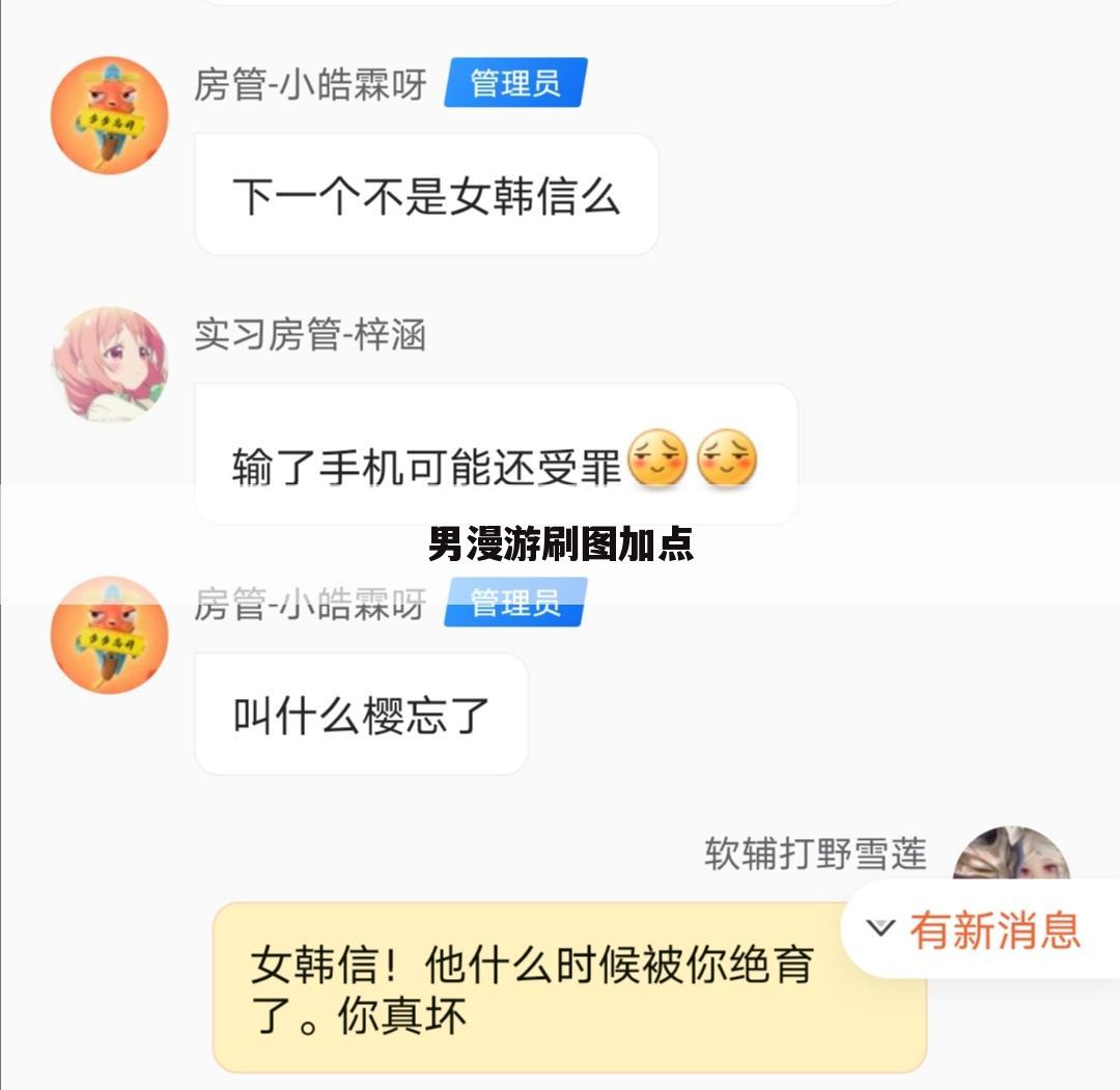 男漫游刷图加点