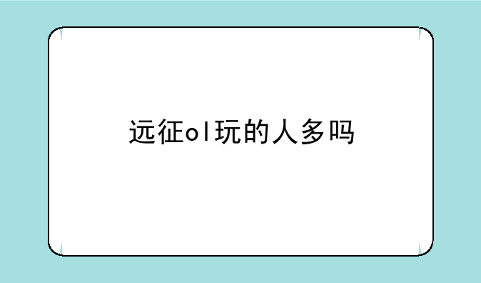 远征ol玩的人多吗