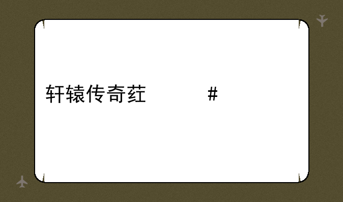 轩辕传奇药师奥义