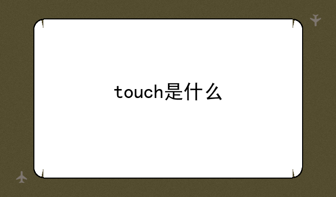 touch是什么