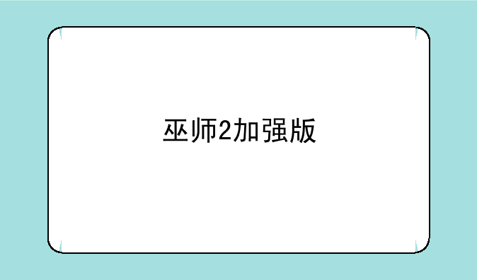 巫师2加强版