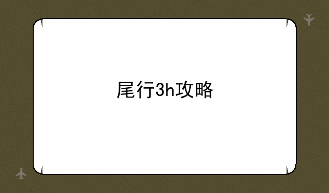 尾行3h攻略